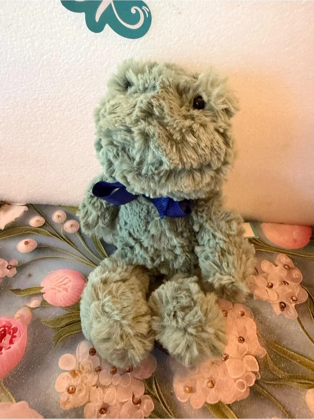 Jellycat 9” Squiggles Frog Plush Authentic!! Excellent Retired NWT